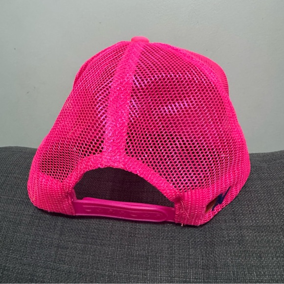 Aviator Nation Pink Smiley Face Trucker Hat - Picture 2 of 5